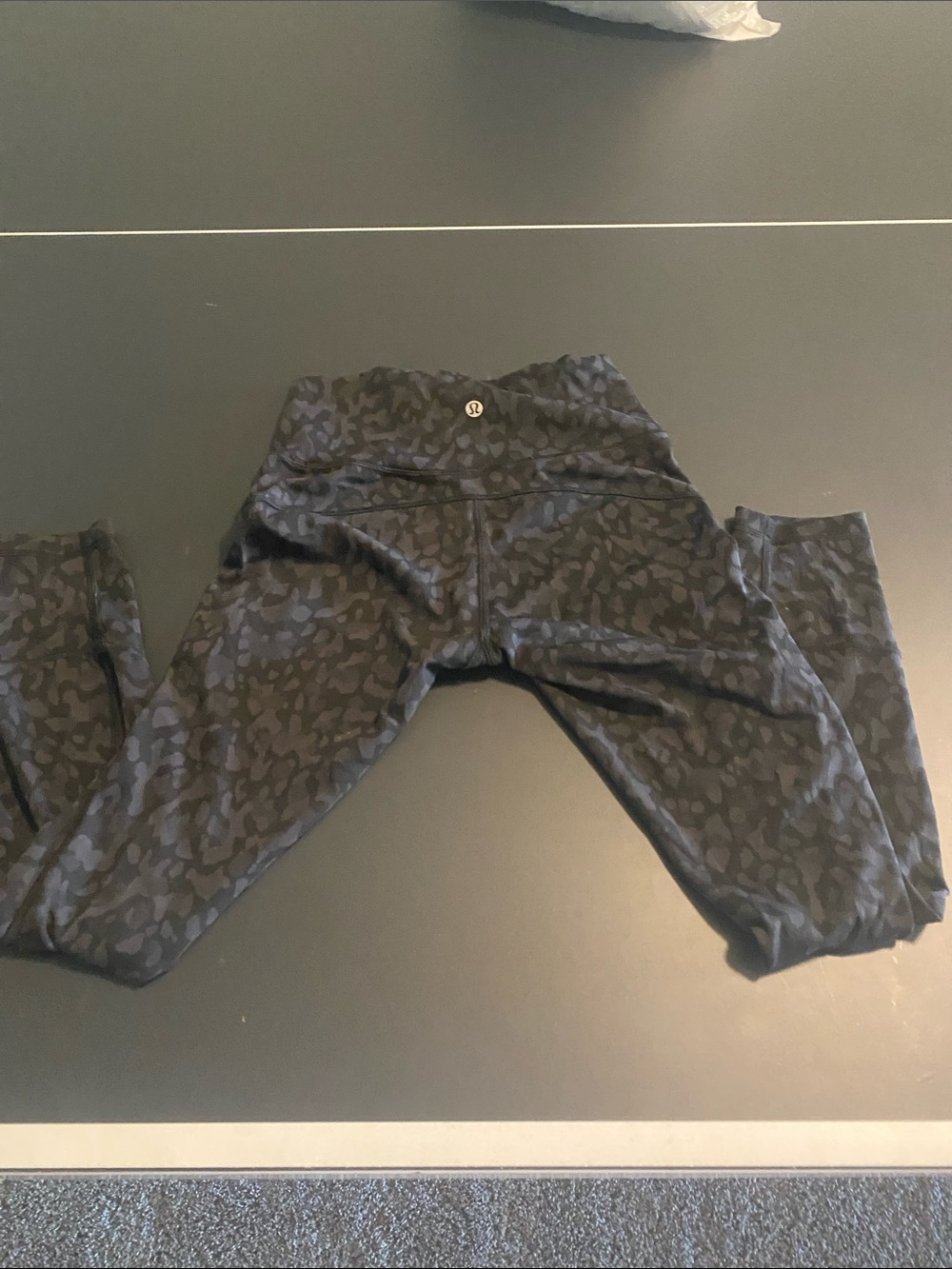 lululemon athletica Black Subtle Leopard Print Leggings